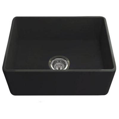 TURNER HASTINGS NOVI FARMHOUSE BUTLER SINK MATTE BLACK 600MM