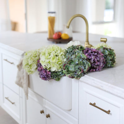 TURNER HASTINGS NOVI FARMHOUSE BUTLER SINK MATTE WHITE 765MM