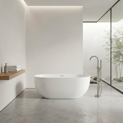 INFINITY NOAH FREESTANDING BATHTUB GLOSS WHITE (MULTIPLE SIZES AVAILABLE)