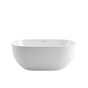 INFINITY NOAH FREESTANDING BATHTUB GLOSS WHITE (MULTIPLE SIZES AVAILABLE)