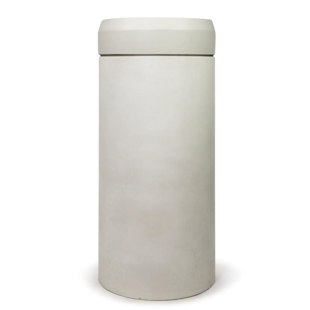 NOOD CO CYLINDER PRISM CIRCLE FREESTANDING BASIN IVORY