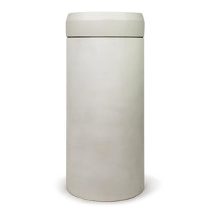 NOOD CO CYLINDER PRISM CIRCLE FREESTANDING BASIN IVORY