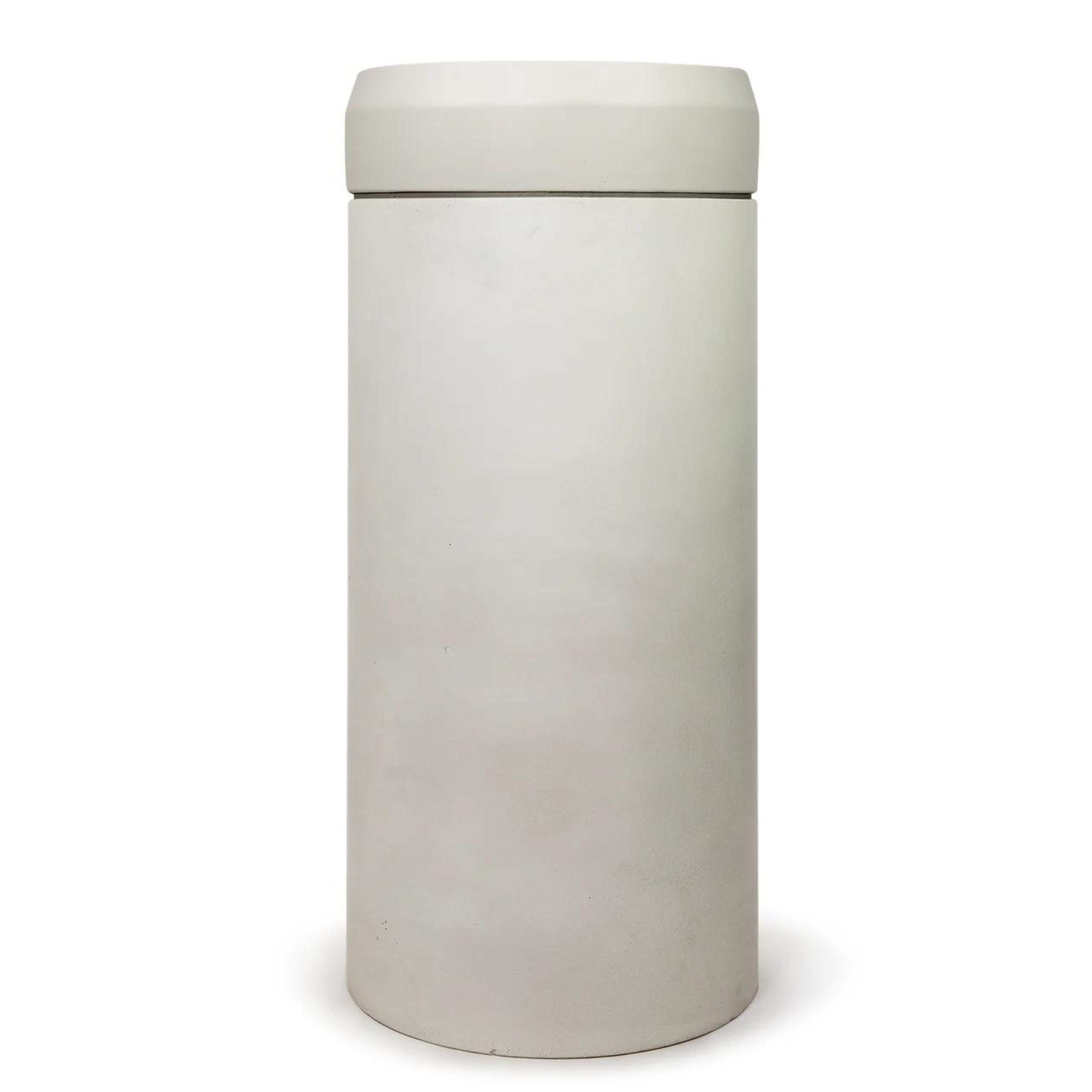 NOOD CO CYLINDER PRISM CIRCLE FREESTANDING BASIN IVORY