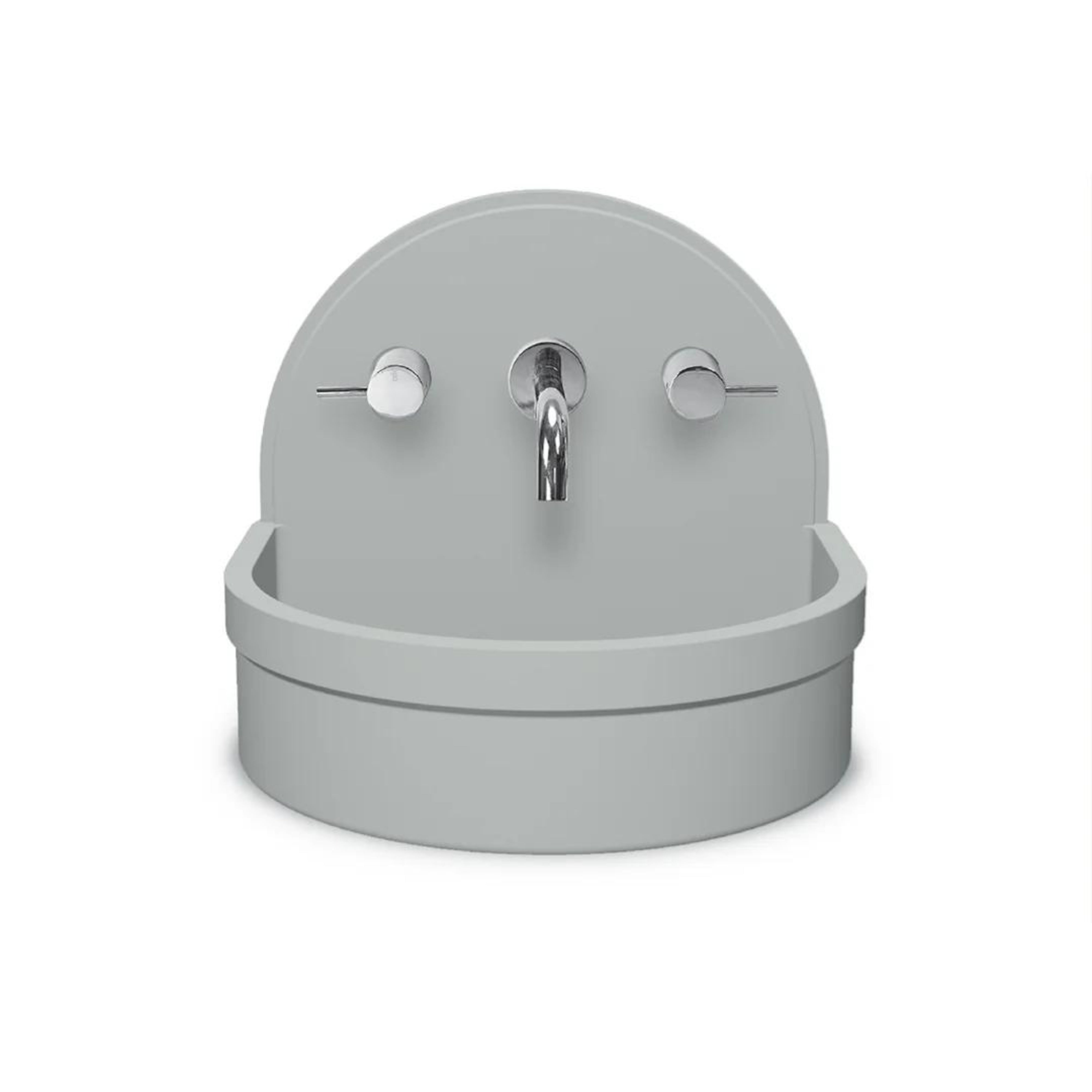 NOOD CO BETTY ABOVE COUNTER / WALL HUNG BASIN CLOUD 410MM