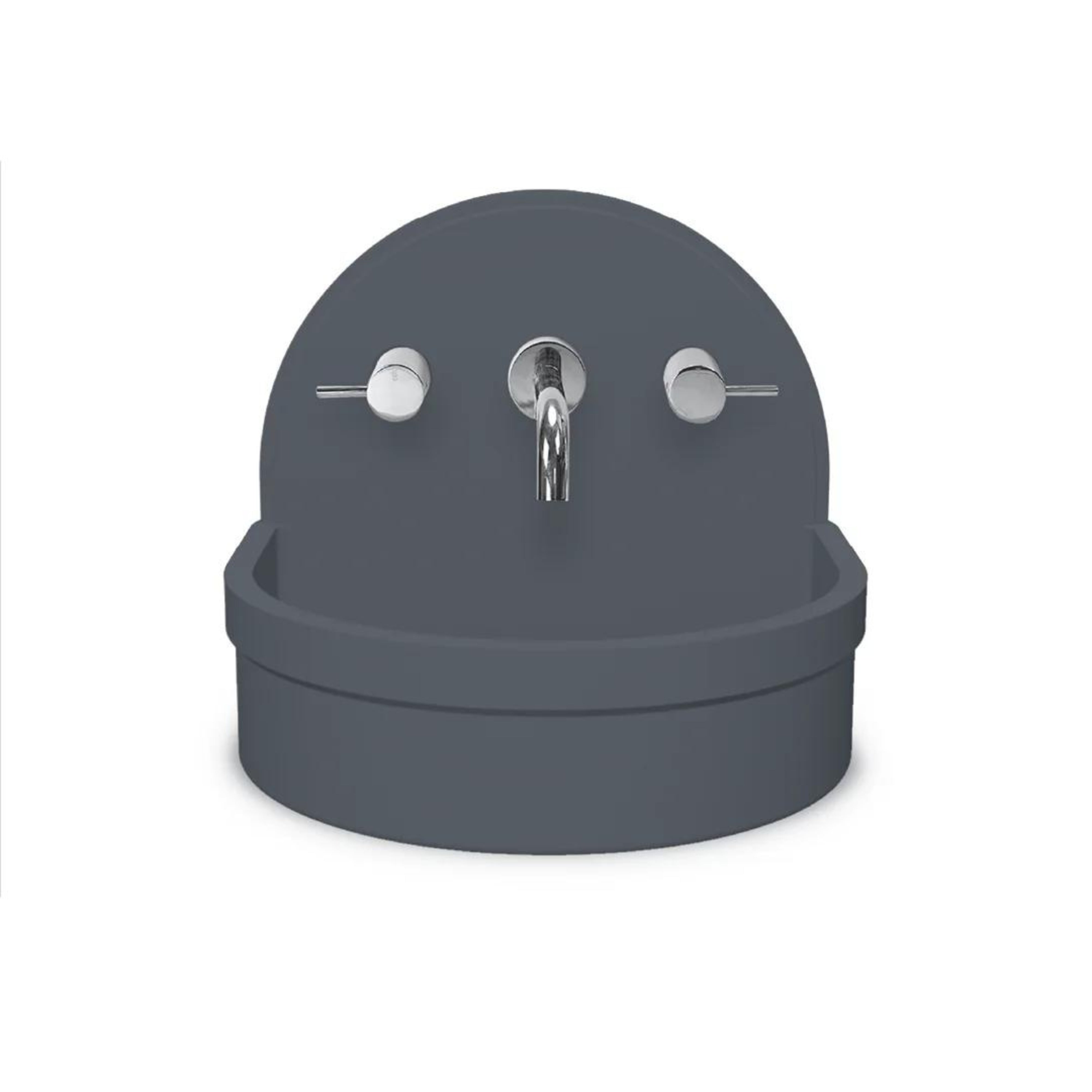 NOOD CO BETTY ABOVE COUNTER / WALL HUNG BASIN COPAN BLUE 410MM