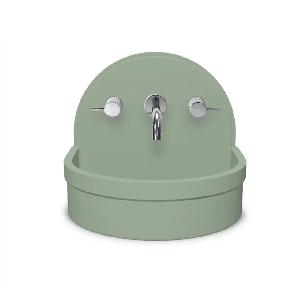 NOOD CO BETTY ABOVE COUNTER / WALL HUNG BASIN MINT 410MM