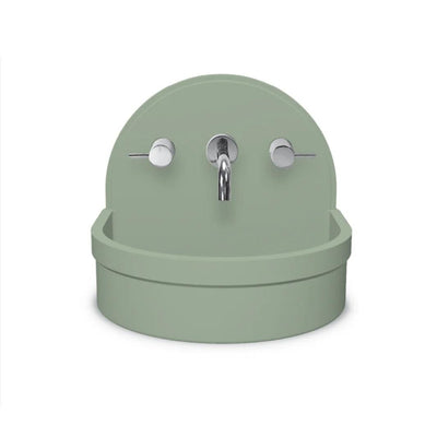 NOOD CO BETTY ABOVE COUNTER / WALL HUNG BASIN MINT 410MM