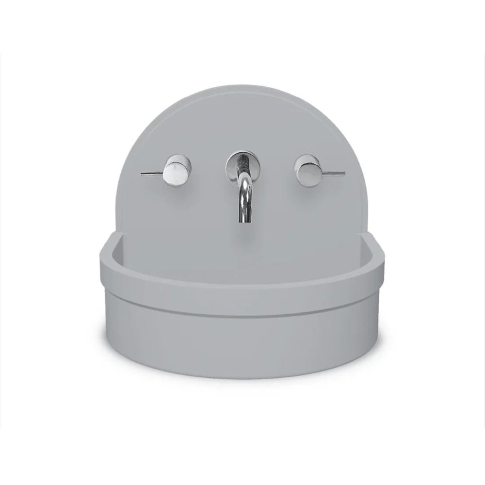 NOOD CO BETTY ABOVE COUNTER / WALL HUNG BASIN POWDER BLUE 410MM