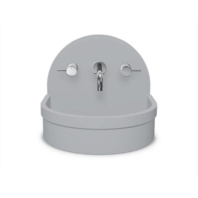 NOOD CO BETTY ABOVE COUNTER / WALL HUNG BASIN POWDER BLUE 410MM
