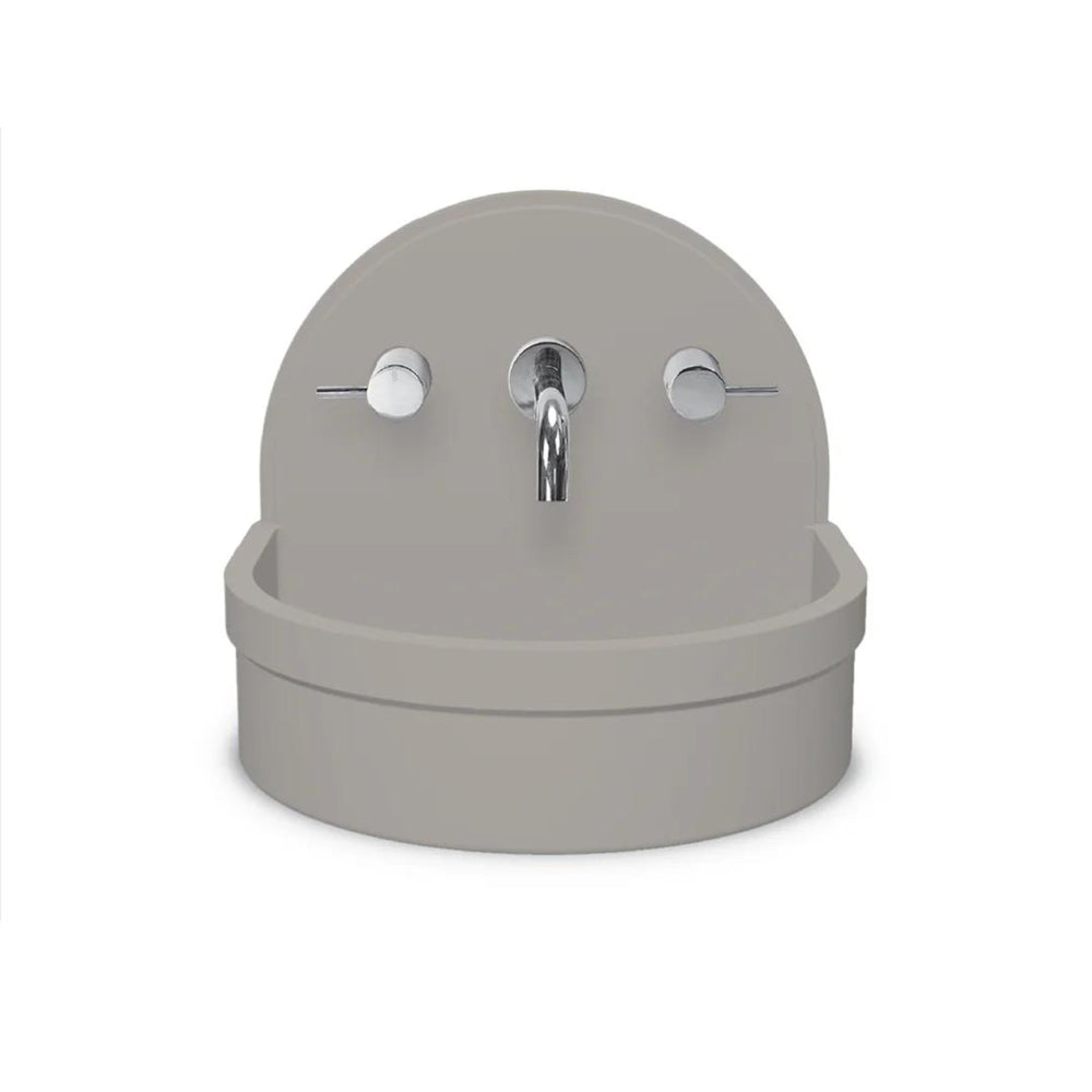 NOOD CO BETTY ABOVE COUNTER / WALL HUNG BASIN SKY GREY 410MM