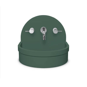 NOOD CO BETTY ABOVE COUNTER / WALL HUNG BASIN TEAL 410MM
