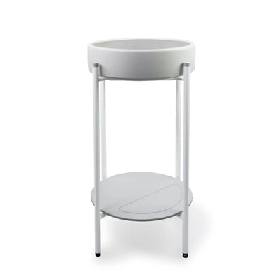 NOOD CO BOWL BASIN WITH STAND IVORY 400MM