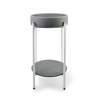 NOOD CO BOWL BASIN WITH STAND MID TONE GREY 400MM