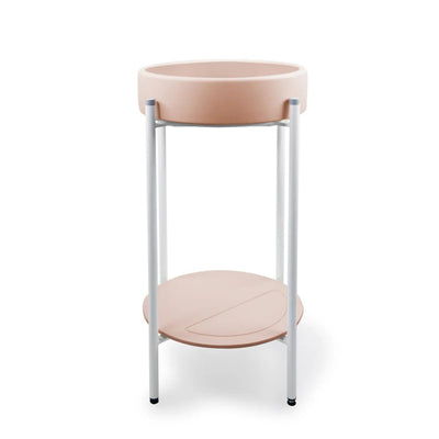 NOOD CO BOWL BASIN WITH STAND PASTEL PEACH 400MM