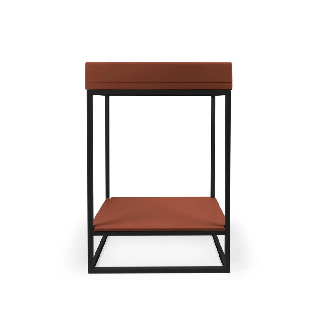 NOOD CO BOX BASIN VANITY SET CLAY 595MM