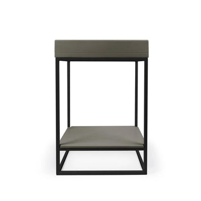 NOOD CO BOX BASIN VANITY SET MID TONE GREY 595MM