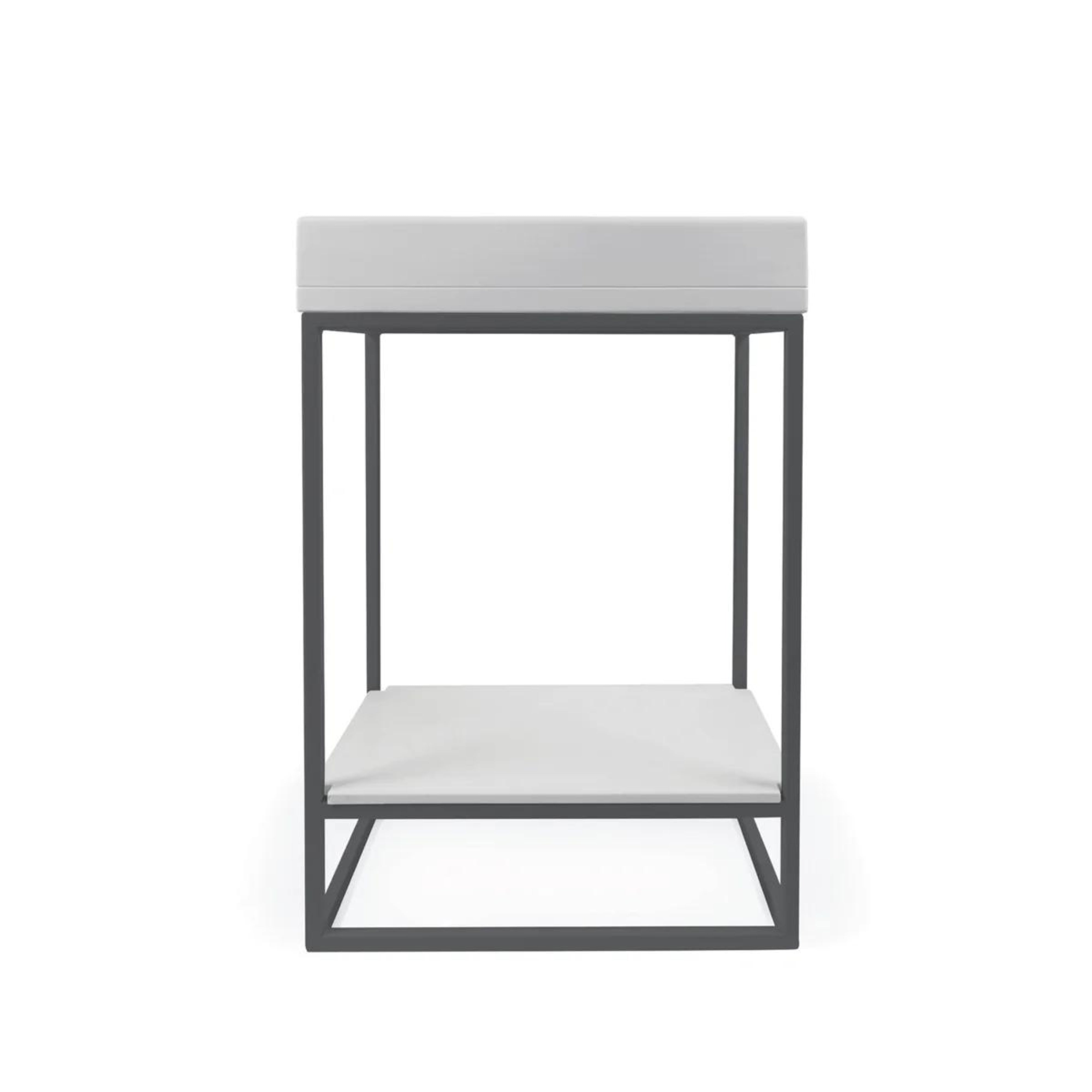 NOOD CO BOX BASIN VANITY SET MORNING MIST 595MM