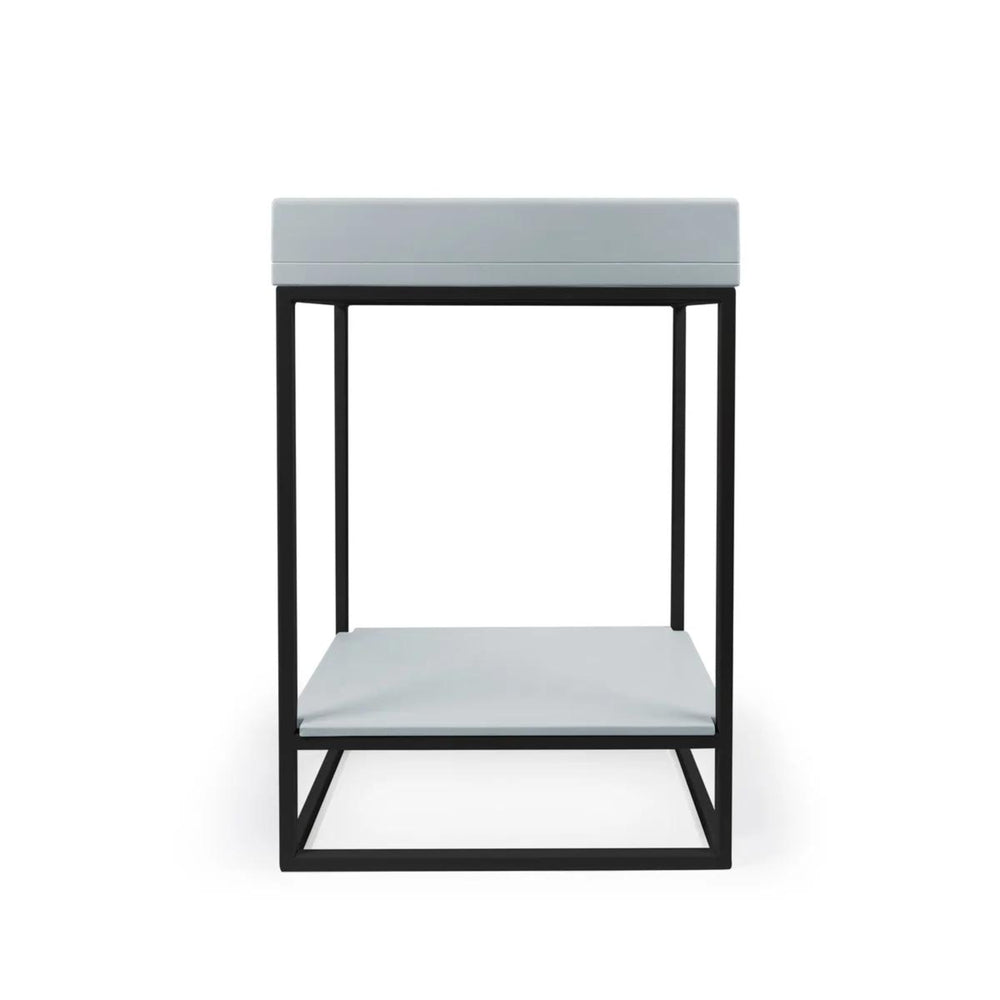 NOOD CO BOX BASIN VANITY SET POWDER BLUE 595MM