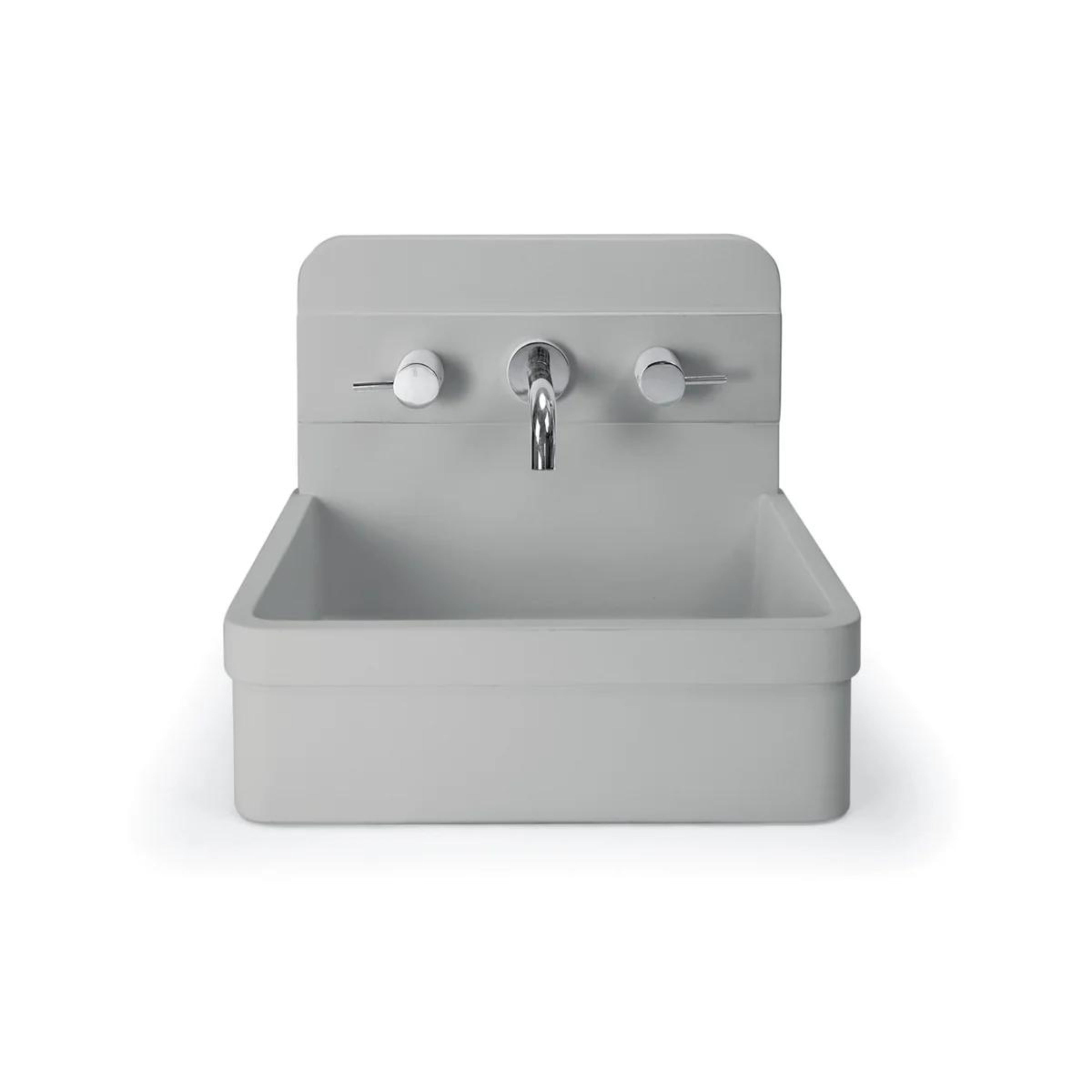 NOOD CO HERBERT ABOVE COUNTER / WALL HUNG BASIN CLOUD 410MM