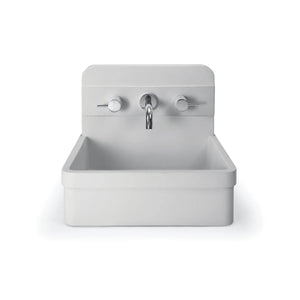 NOOD CO HERBERT ABOVE COUNTER / WALL HUNG BASIN MORNING MIST 410MM