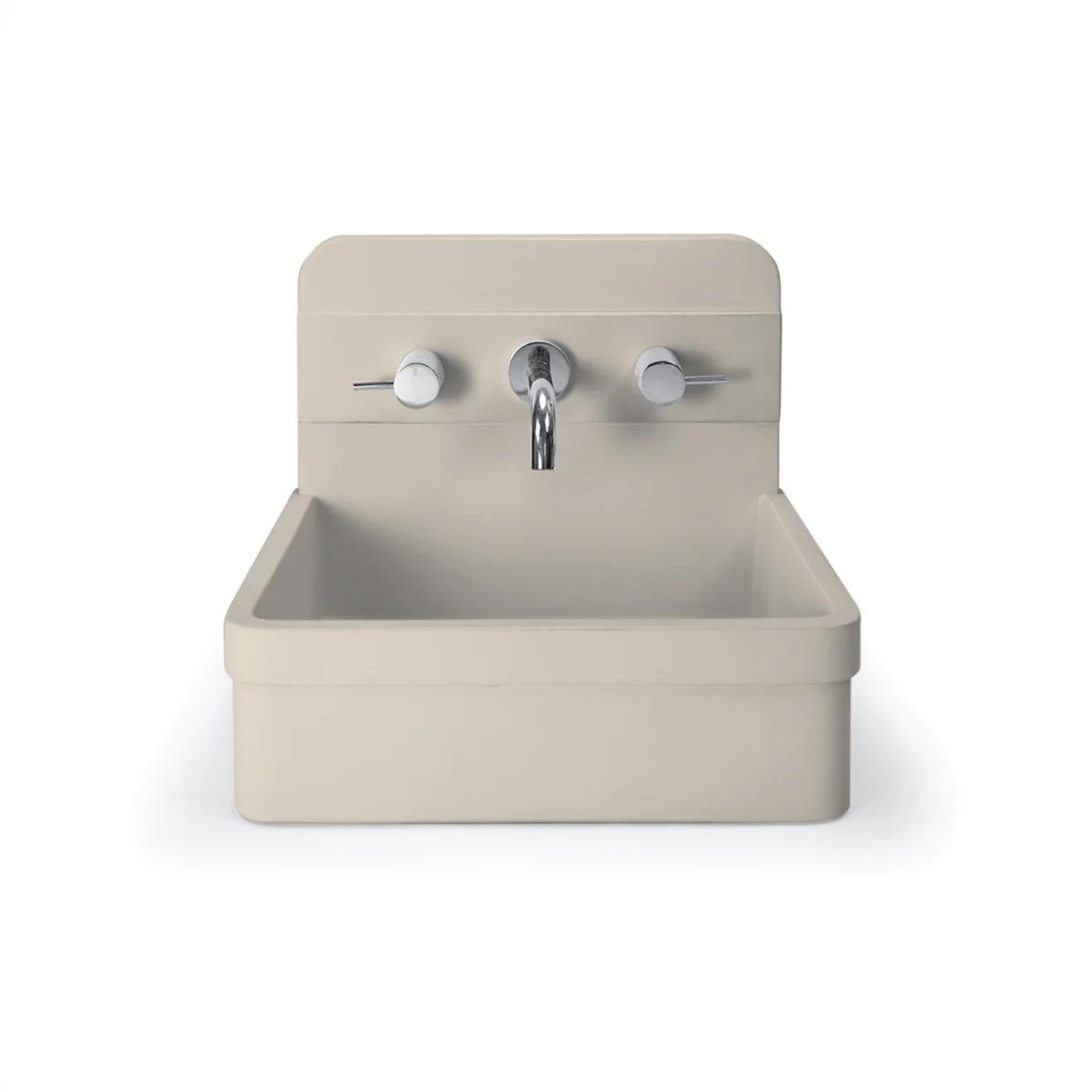 NOOD CO HERBERT ABOVE COUNTER / WALL HUNG BASIN MUSHROOM 410MM