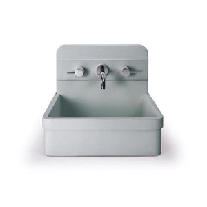 NOOD CO HERBERT ABOVE COUNTER / WALL HUNG BASIN POWDER BLUE 410MM