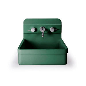 NOOD CO HERBERT ABOVE COUNTER / WALL HUNG BASIN TEAL 410MM