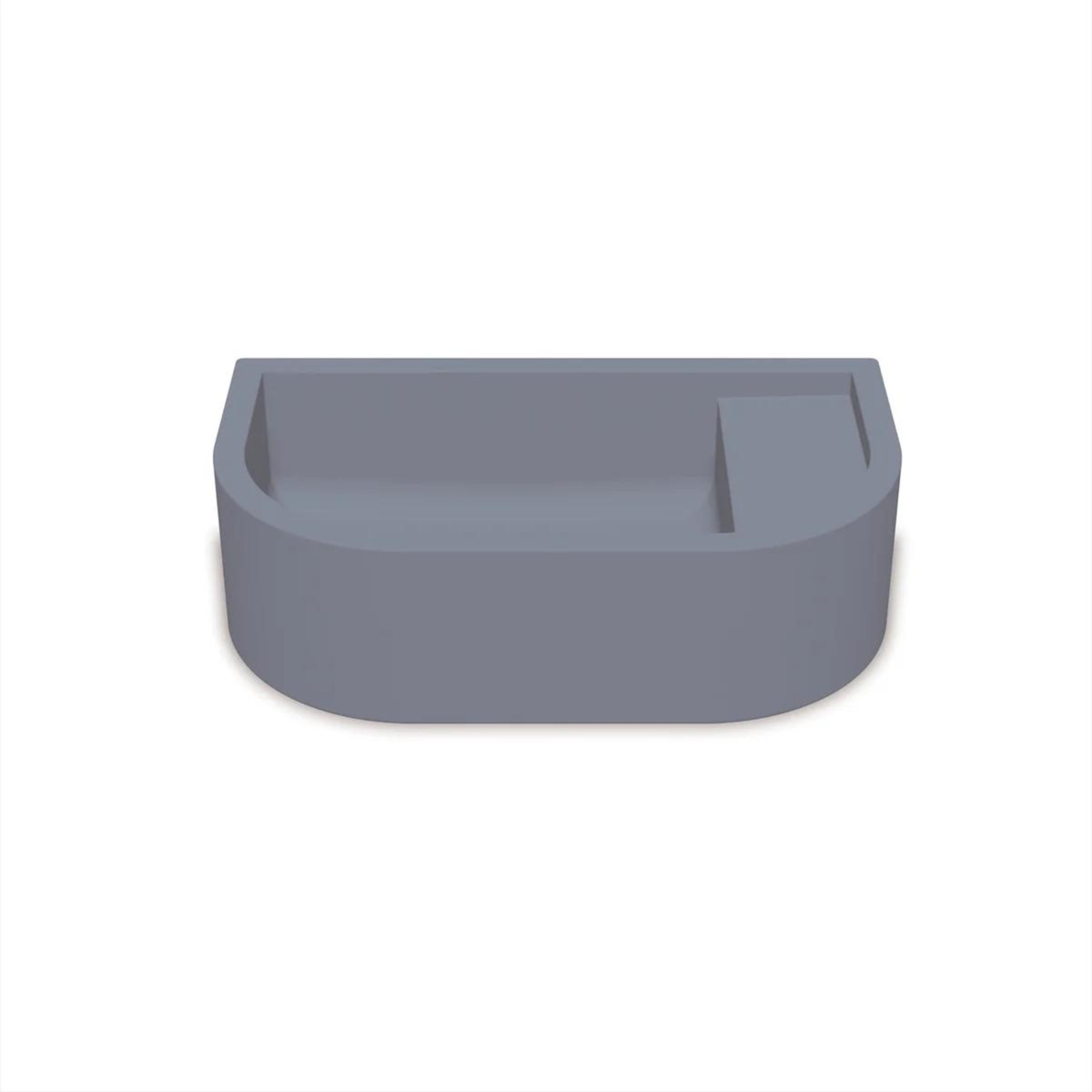 NOOD CO LOOP 01 ABOVE COUNTER / WALL HUNG BASIN COPAN BLUE 440MM