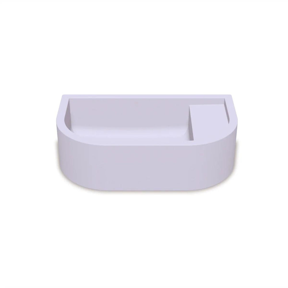 NOOD CO LOOP 01 ABOVE COUNTER / WALL HUNG BASIN LILAC 440MM