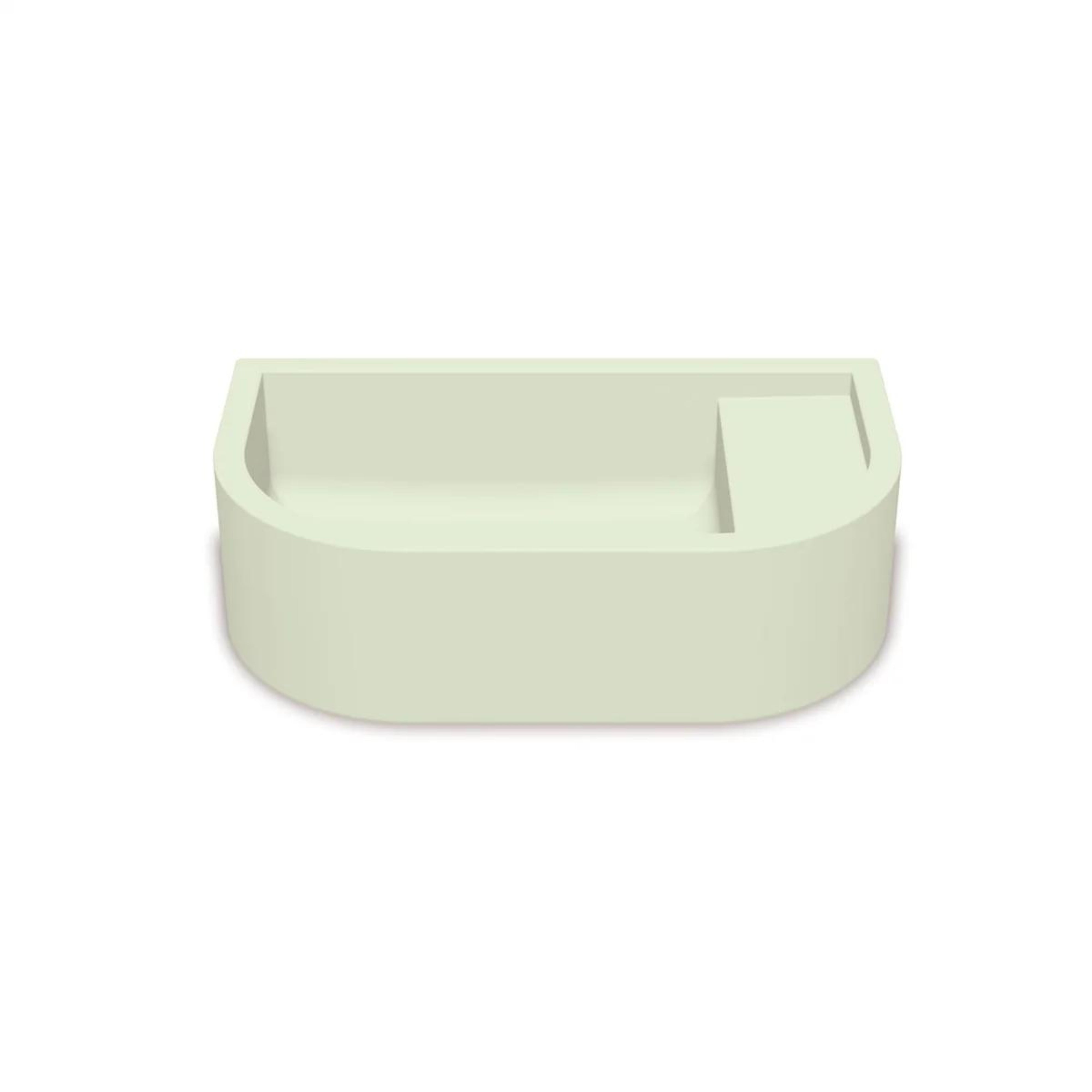 NOOD CO LOOP 01 ABOVE COUNTER / WALL HUNG BASIN MINT 440MM