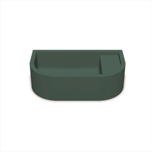 NOOD CO LOOP 01 ABOVE COUNTER / WALL HUNG BASIN TEAL 440MM