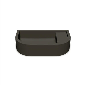 NOOD CO LOOP 02 ABOVE COUNTER / WALL HUNG BASIN CHARCOAL 540MM