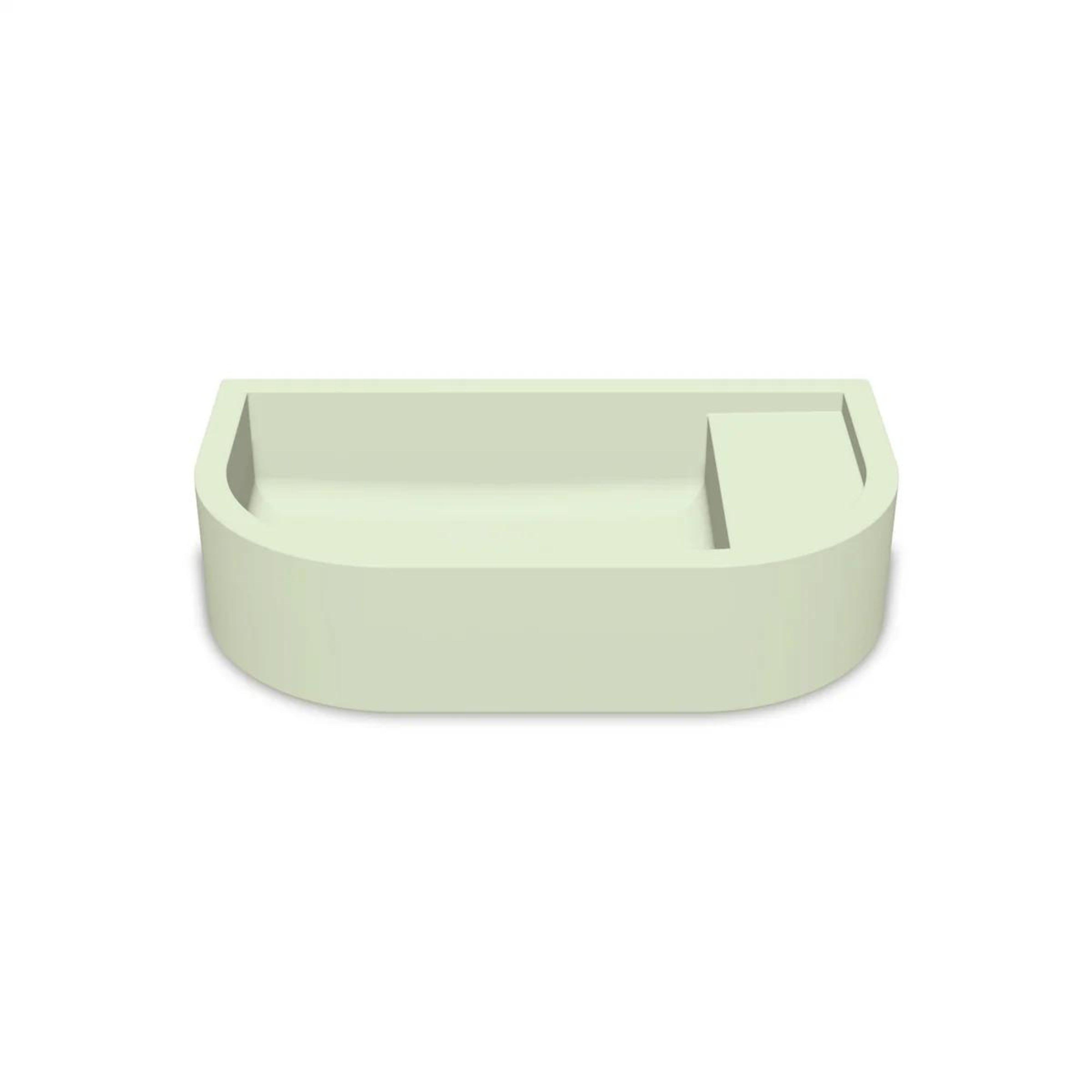 NOOD CO LOOP 02 ABOVE COUNTER / WALL HUNG BASIN MINT 540MM
