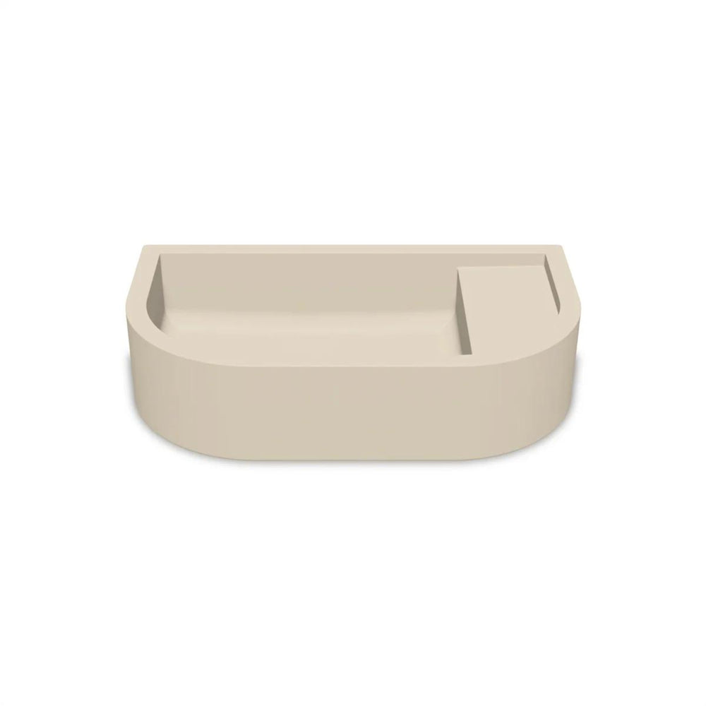 NOOD CO LOOP 02 ABOVE COUNTER / WALL HUNG BASIN MUSHROOM 540MM