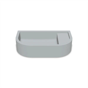 NOOD CO LOOP 02 ABOVE COUNTER / WALL HUNG BASIN POWDER BLUE 540MM
