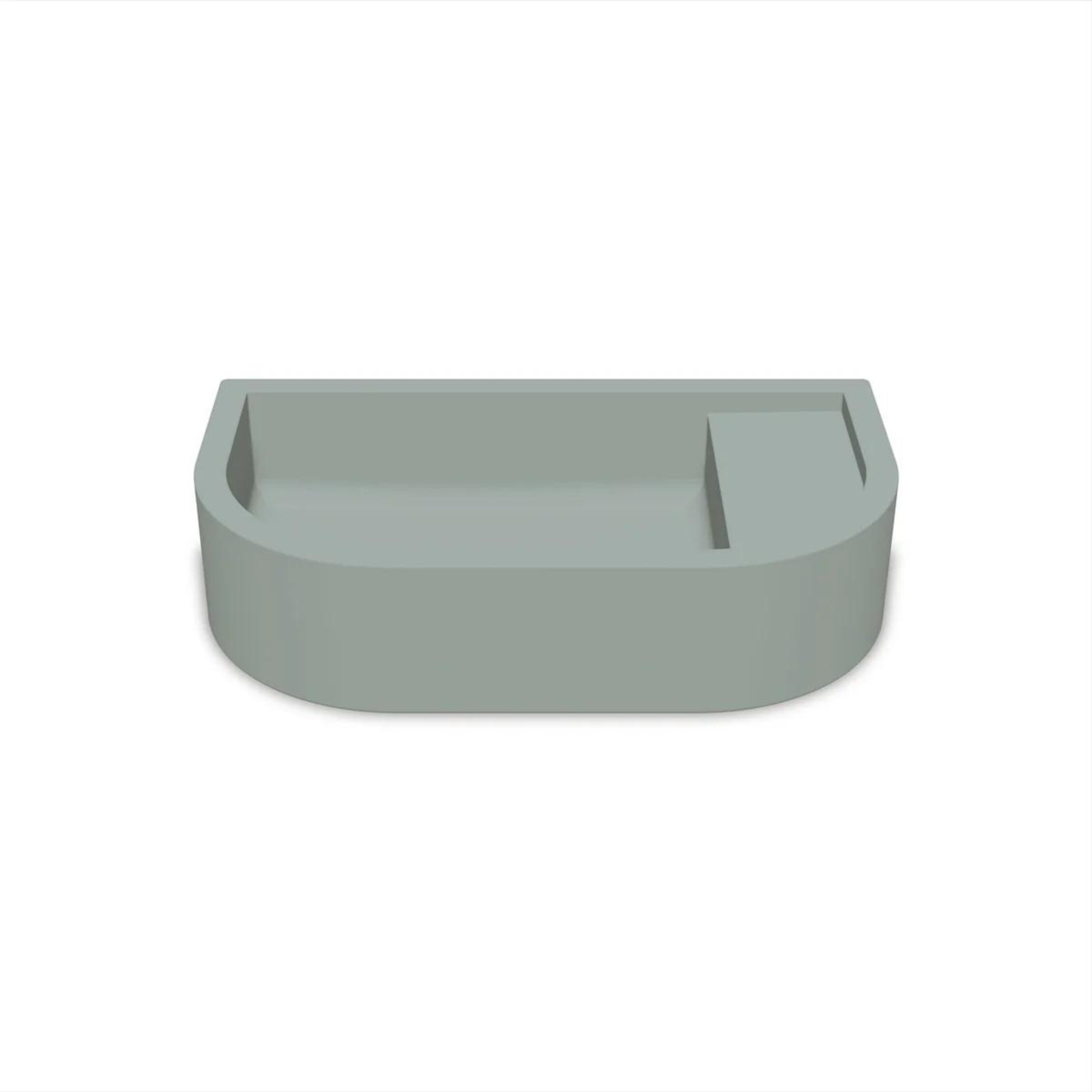 NOOD CO LOOP 02 ABOVE COUNTER / WALL HUNG BASIN ROWBOAT 540MM