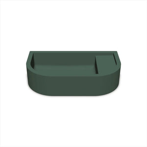 NOOD CO LOOP 02 ABOVE COUNTER / WALL HUNG BASIN TEAL 540MM