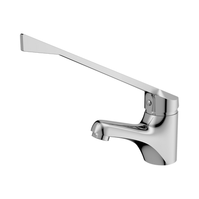 NERO CLASSIC CARE LEAD FREE BASIN MIXER EXTENDED HANDLE 213MM CHROME