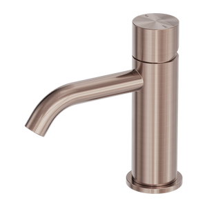 NERO ZEN BASIN MIXER HANDLESS 157MM BRUSHED BRONZE