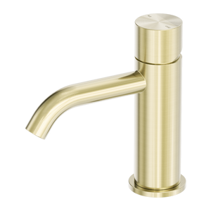 NERO ZEN BASIN MIXER HANDLESS 157MM BRUSHED GOLD