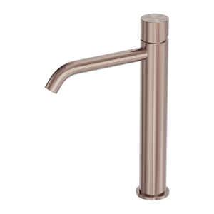 NERO ZEN TALL BASIN MIXER HANDLESS 287MM BRUSHED BRONZE