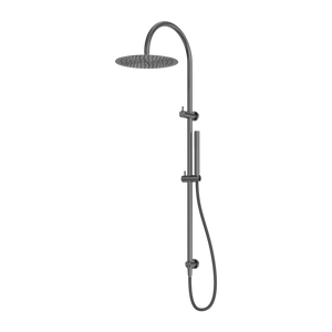 NERO ZEN TWIN SHOWER WITH OUTDOOR SHOWER HOSE GRAPHITE