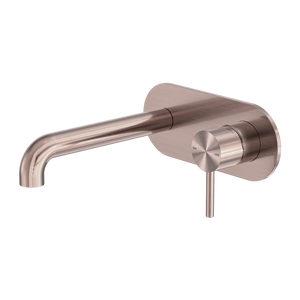 NERO ZEN WALL BASIN / BATH MIXER 185MM BRUSHED BRONZE