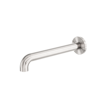 NERO ZEN ROUND BASIN/BATH SPOUT ONLY 185/230MM BRUSHED NICKEL