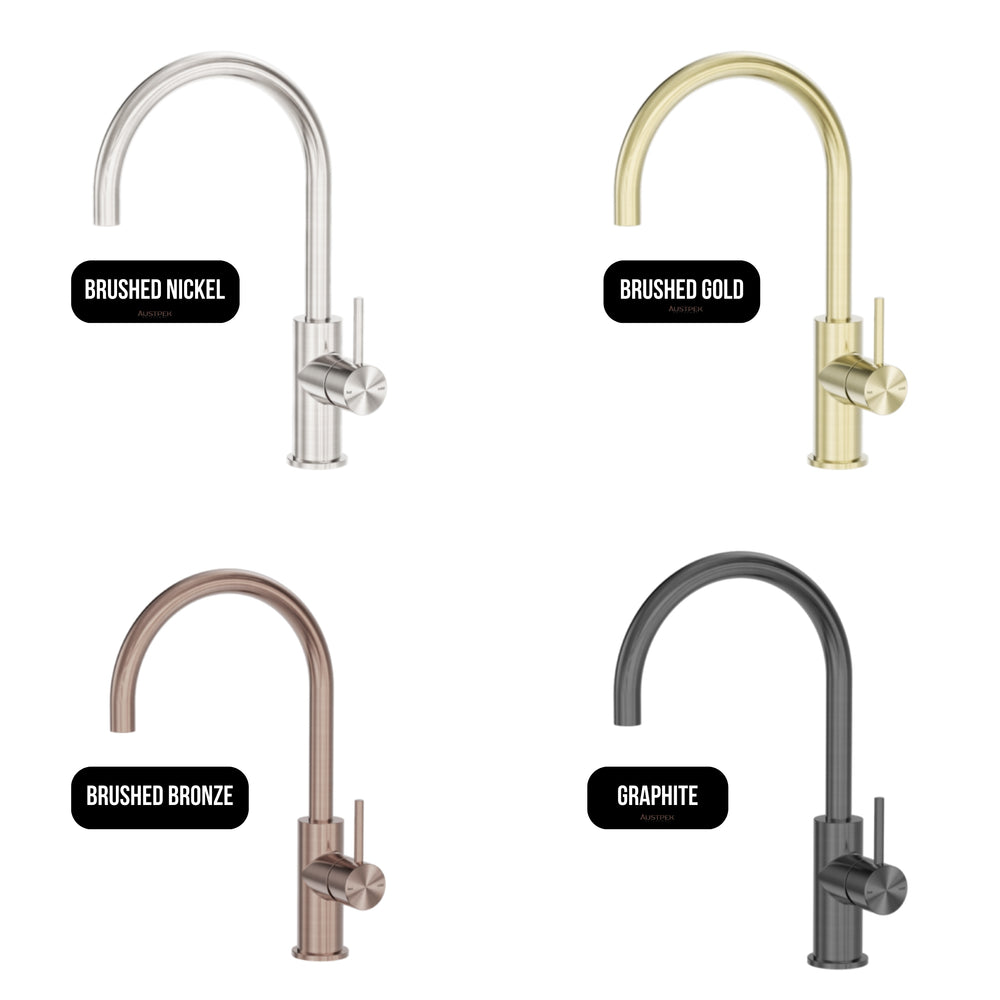 NERO ZEN KITCHEN MIXER 356MM BRUSHED BRONZE