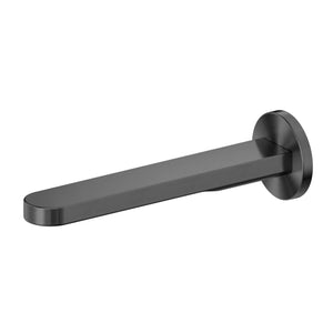 NERO PURE ROUND BATH SPOUT 203MM GRAPHITE