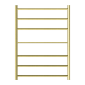 NERO MECCA NON-HEATED TOWEL LADDER BRUSHED GOLD 600MM