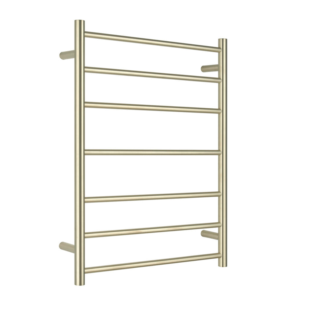 NERO NON-HEATED TOWEL LADDER BRUSHED GOLD 600MM