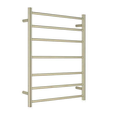 NERO MECCA NON-HEATED TOWEL LADDER BRUSHED GOLD 600MM