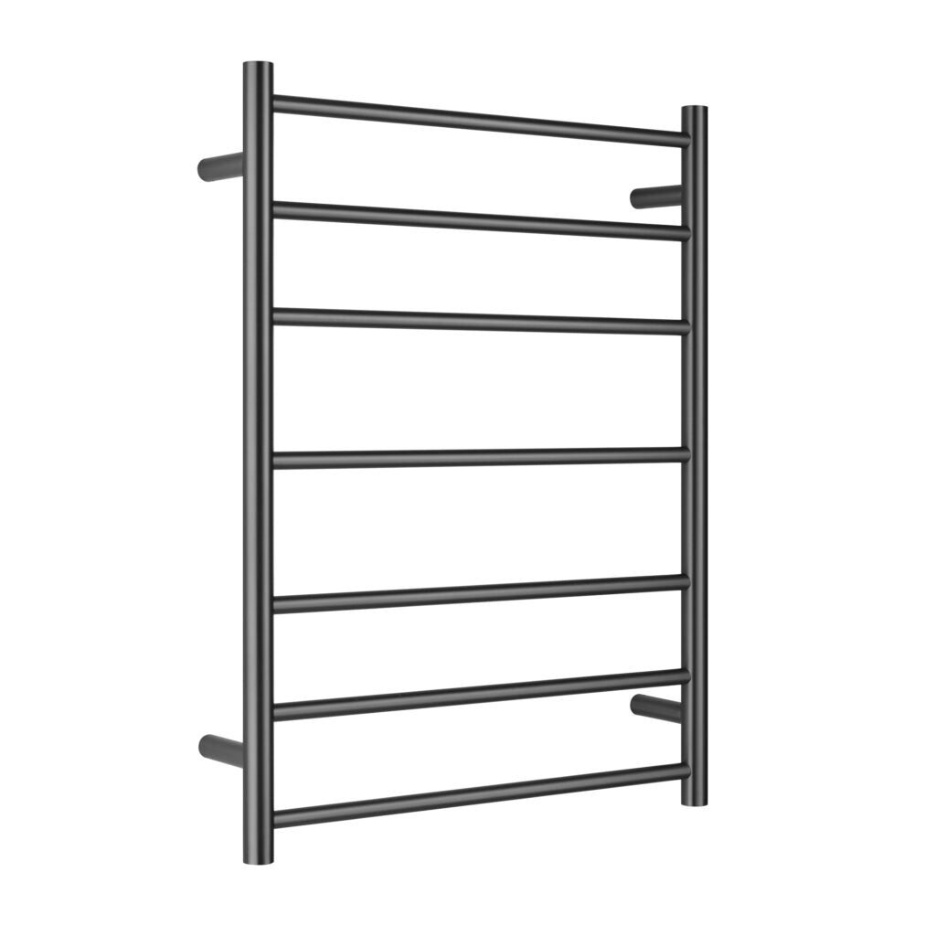 NERO NON-HEATED TOWEL LADDER GUN METAL 600MM